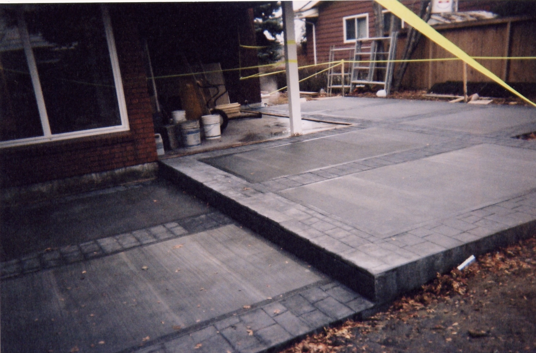 Residential concrete pour by River Valley Concrete