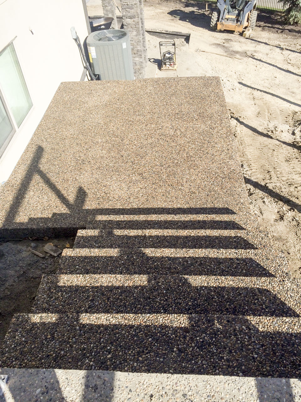 Exposed Aggregate Steps
