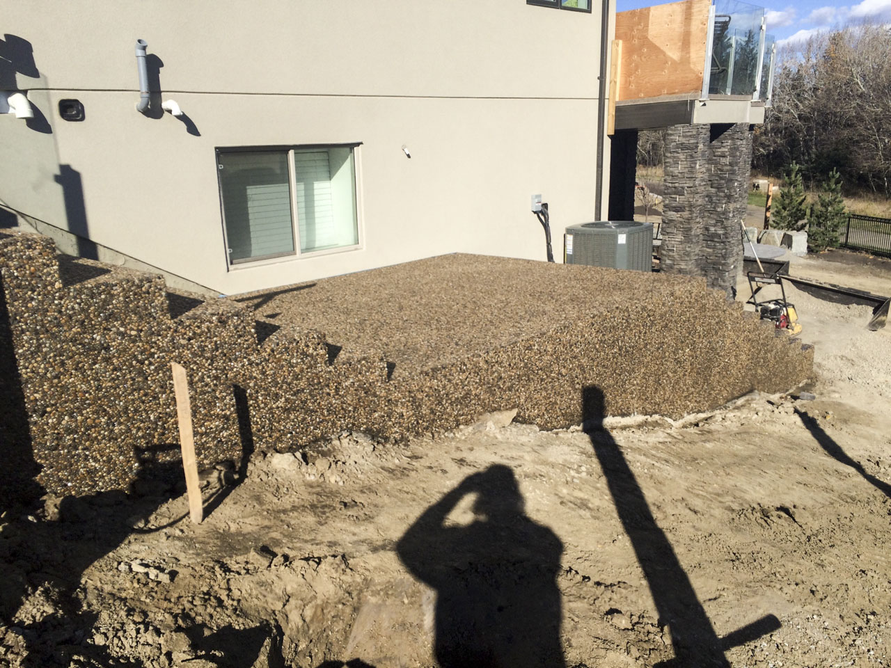 Exposed Aggregate Steps