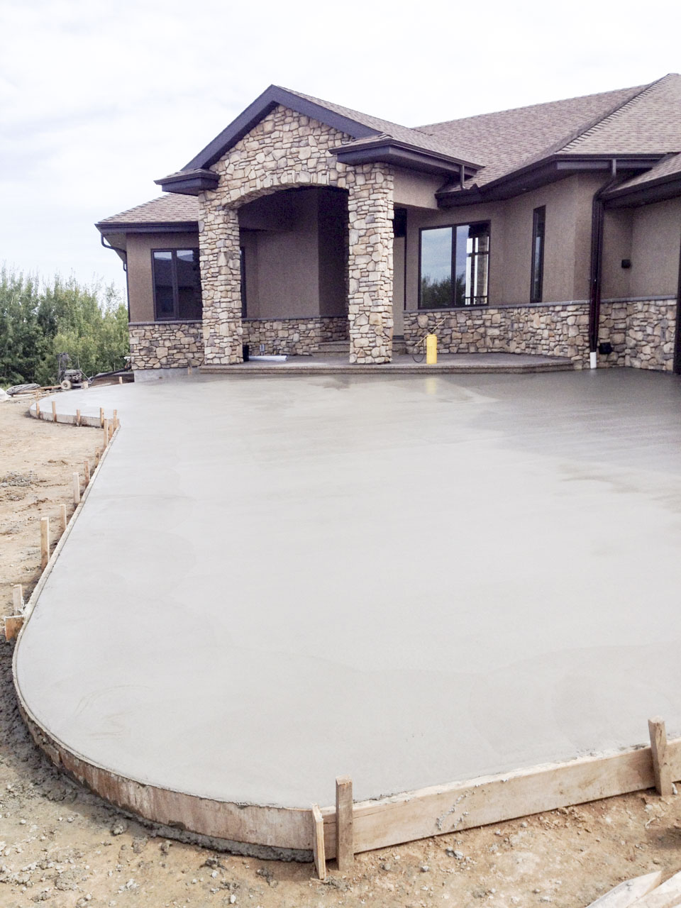 Stamped & Exposed Steps