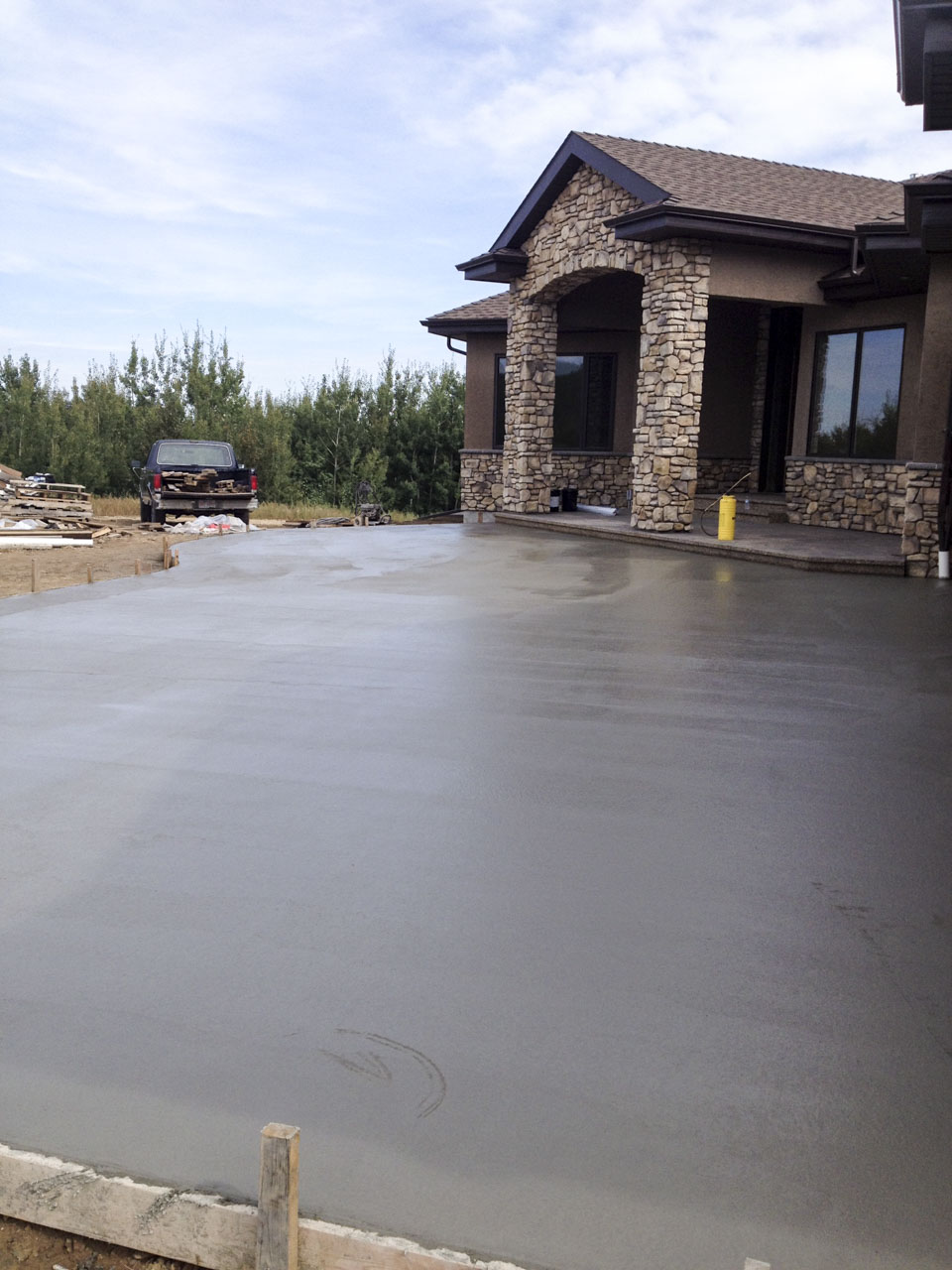 Stamped & Exposed Steps